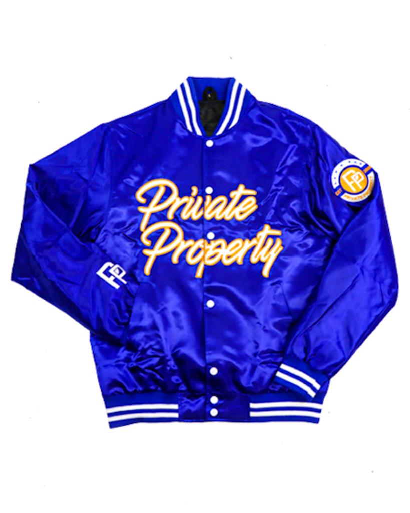 Private property Varsity Jackets