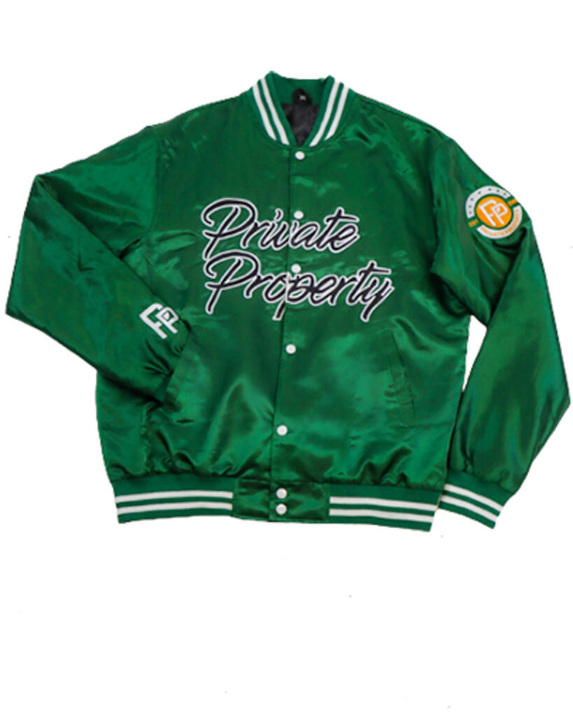 Private Property Green Jacket | Stylish High-End Fashion